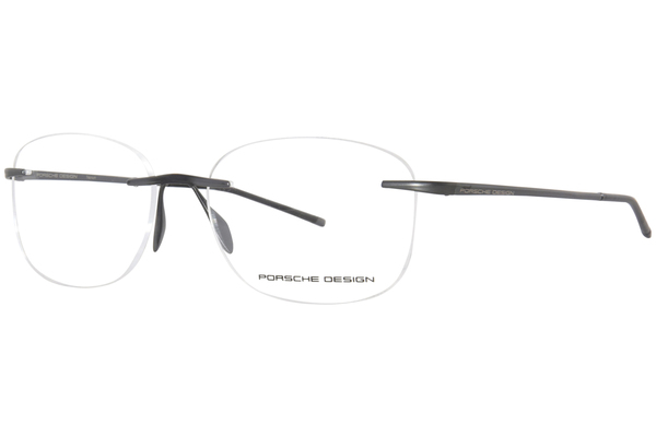 Porsche Design P8362-A Titanium Eyeglasses Men's Black Rimless 55-17 ...