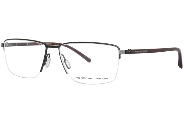 Porsche Design P8399 Eyeglasses Men's Semi Rim Rectangle Shape