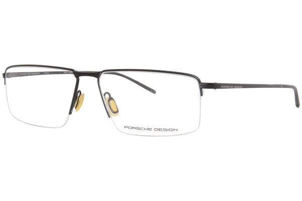  Porsche Design P8736 Eyeglasses Men's Semi Rim Rectangle Shape 