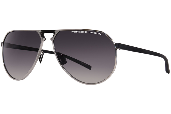 Porsche Design Men's P8678 Titanium Sunglasses Interchange Extra Lenses |  JoyLot.com