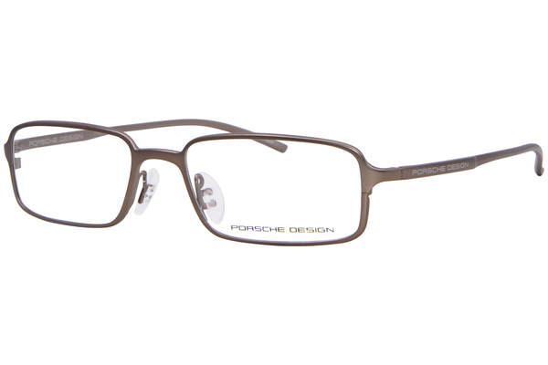  Porsche Men's Eyeglasses P'8185 P8185 Titanium Rectangular Optical Frame 