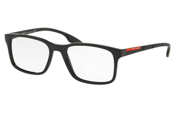 Prada Linea Rossa Lifestyle PS 01LV Eyeglasses Men's Full Rim Pillow Shape