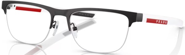  Prada Linea Rossa PS 51QV Eyeglasses Men's Semi Rim 