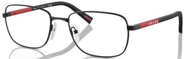  Prada Linea Rossa PS 52QV Eyeglasses Men's Full Rim Pillow Shape 