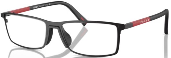 Prada Linea Rossa PS 53QV Eyeglasses Men's Full Rim Rectangle Shape