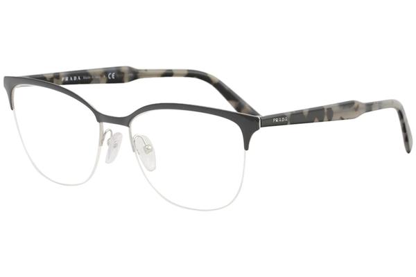 Prada half frame glasses best sale