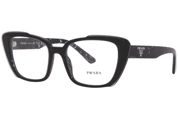 Prada PR-01YV Eyeglasses Women's Full Rim Rectangle Shape