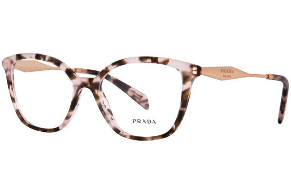  Prada PR 02ZV Eyeglasses Women's Full Rim Butterfly Shape 