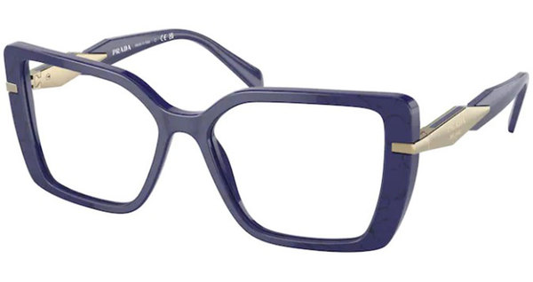  Prada PR-03ZV Eyeglasses Women's Full Rim Pillow Shape 