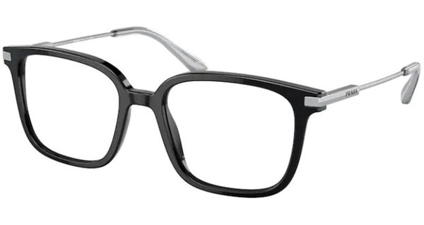  Prada PR-04ZV Eyeglasses Men's Full Rim Pillow Shape 