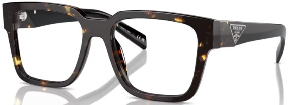  Prada PR 08ZV Eyeglasses Men's Full Rim Square Shape 