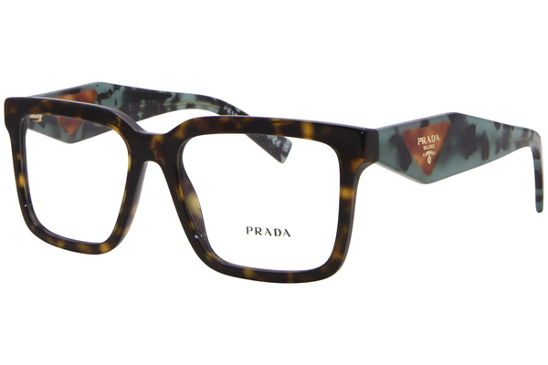  Prada PR 10YV Eyeglasses Women's Full Rim Pillow Shape 