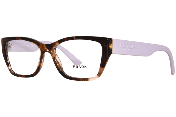 Prada PR-11YV Eyeglasses Women's Full Rim Rectangle Shape