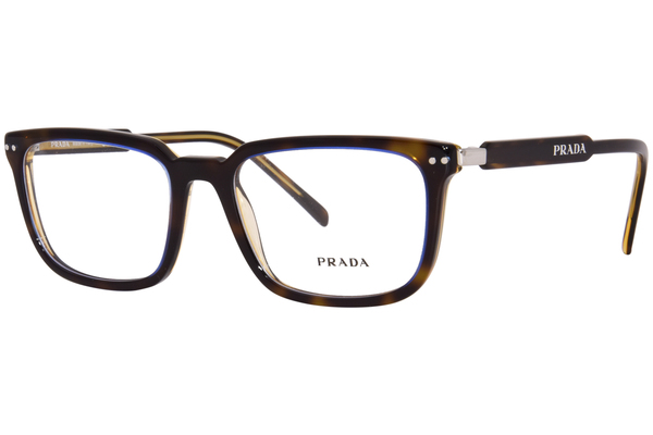  Prada PR 13YV Eyeglasses Men's Full Rim Rectangle Shape 