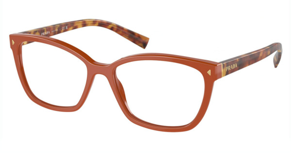  Prada PR 15ZV Eyeglasses Women's Full Rim Rectangle Shape 