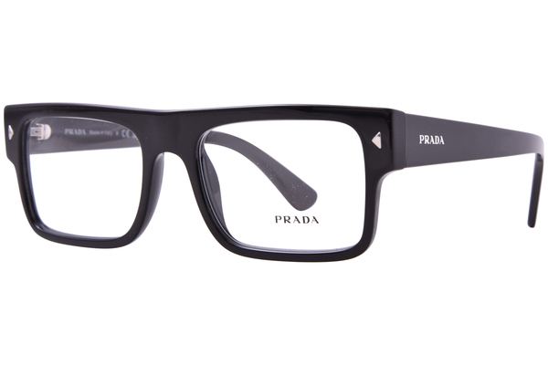 Prada PR A01V Eyeglasses Men's Full Rim Rectangle Shape