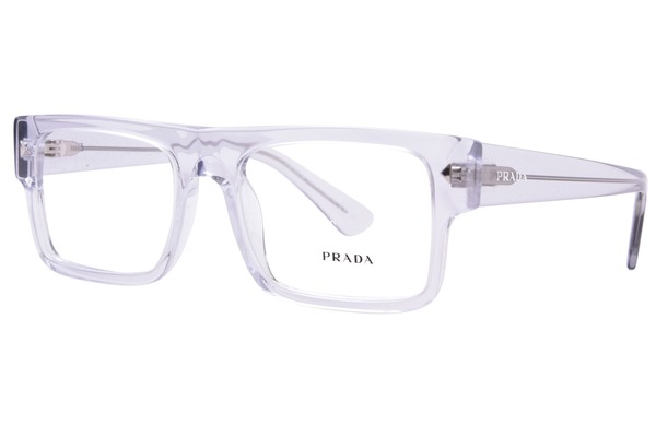 Prada PR A01V Eyeglasses Men's Full Rim Rectangle Shape