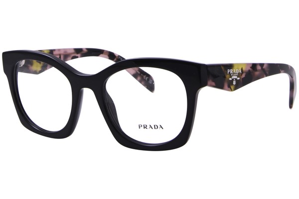  Prada PR A05V Eyeglasses Women's Full Rim Square Shape 