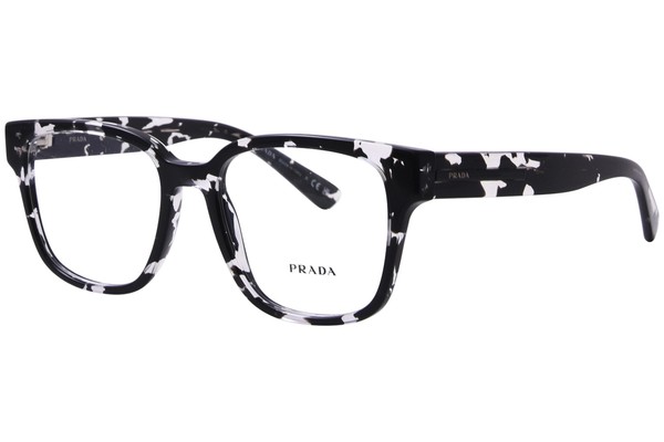 Prada PR A09V Eyeglasses Men's Full Rim Pillow Shape