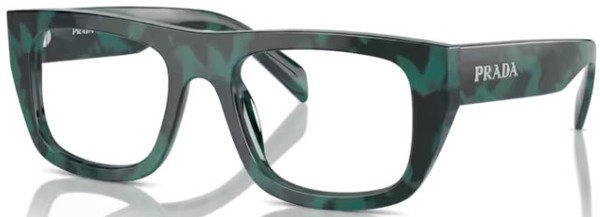 Prada PR A17V Eyeglasses Women's Full Rim Rectangle Shape