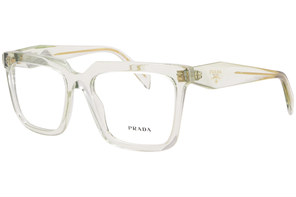 Prada PR A19V Eyeglasses Women's Full Rim Rectangle Shape