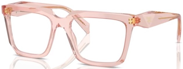 Prada PR A19V Eyeglasses Women's Full Rim Rectangle Shape