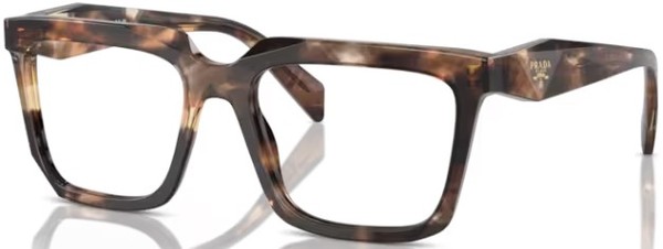 Prada PR A19V Eyeglasses Women's Full Rim Rectangle Shape