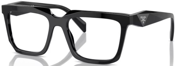 Prada PR A19V Eyeglasses Women's Full Rim Rectangle Shape