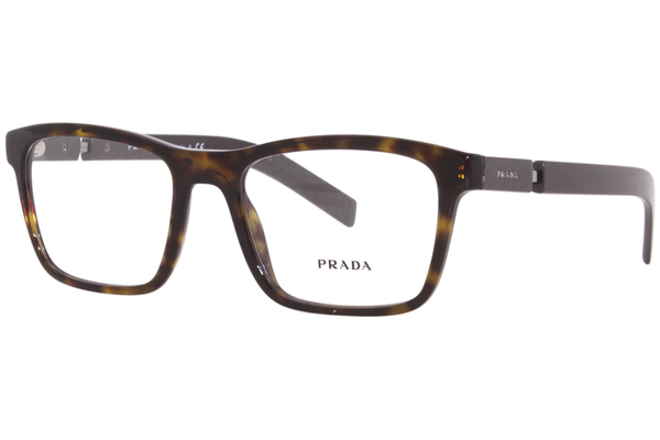  Prada VPR-16X Eyeglasses Men's Full Rim Rectangle Shape 