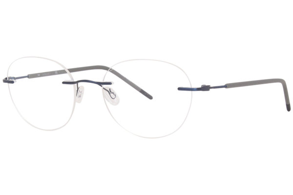  Pure Airlock Homage Eyeglasses Rimless Rectangle Shape 