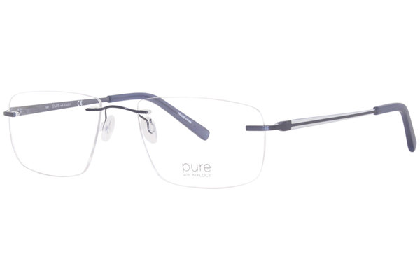 Pure Airlock Valor 204 Eyeglasses Rimless Rectangle Shape