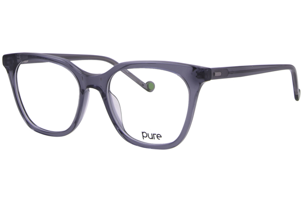  Pure P-6002 Eyeglasses Women's Full Rim Square Shape 