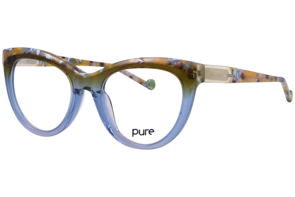  Pure P-7001 Eyeglasses Women's Full Rim Cat Eye 