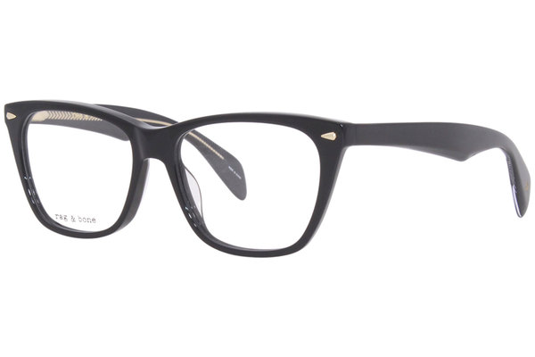  Rag & Bone RNB3013 Eyeglasses Women's Full Rim Rectangle Shape 