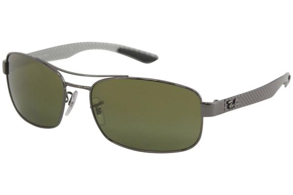  Ray Ban Chromance RB8318CH RB/8318/CH RayBan Rectangle Polarized Sunglasses 