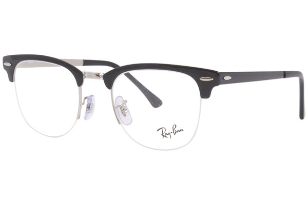 Ray Ban Clubmaster-Metal RB3716-V-M Eyeglasses Men's Semi Rim Square ...