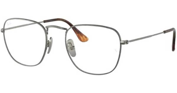 Ray Ban Frank RX8157V Titanium Eyeglasses Men's Full Rim Square Shape