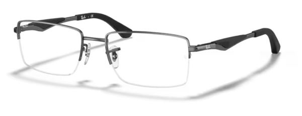 Ray Ban Tech LightRay Eyeglasses RB6285 RB/6285 RayBan Half Rim Optical Frame