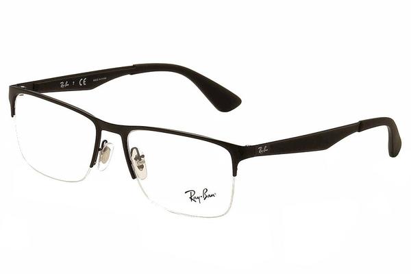  Ray Ban Men's Eyeglasses RB6335 RB/6335 RayBan Half Rim Optical Frame 