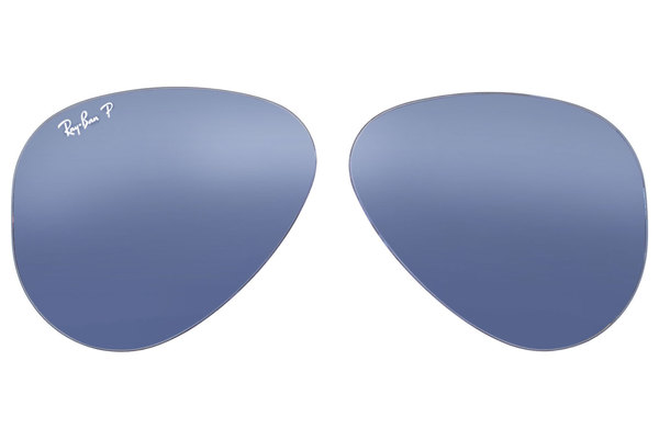 Ray Ban RB3025 & RB3026 Sunglasses Replacement Lens Blue Polarized Glass  Sz-58 