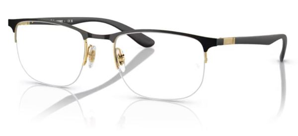  Ray Ban RX6513 Eyeglasses Semi Rim 