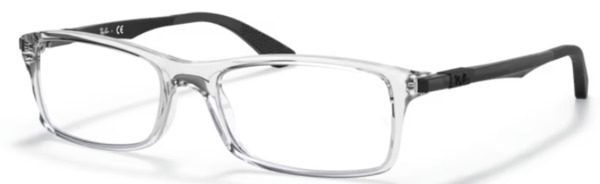 Ray Ban RX7017 Eyeglasses Full Rim Rectangle Shape