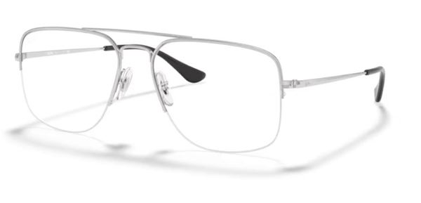  Ray Ban The-General-Gaze RX6441 Eyeglasses Semi Rim Square Shape 