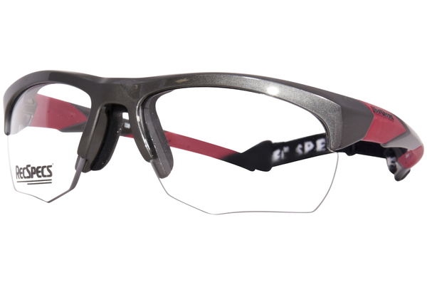  Rec Specs by Liberty Sport Impact Eyeglasses Semi Rim Wrap Around 