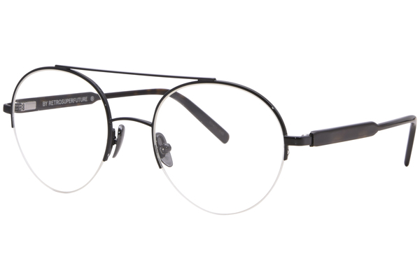  RetroSuperFuture Numero-24-PLL/R Eyeglasses Semi Rim Pilot 