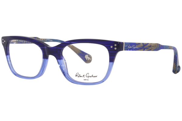  Robert Graham Zeke Eyeglasses Men's Full Rim Rectangle Shape 