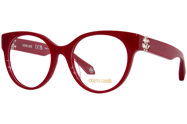  Roberto Cavalli VRC027 Eyeglasses Women's Full Rim Oval Shape 