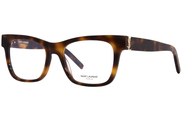  Saint Laurent SL-M118 Eyeglasses Women's Full Rim Square Shape 