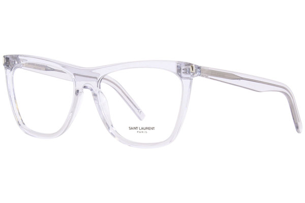  Saint Laurent SL518 Eyeglasses Women's Full Rim Square Shape 