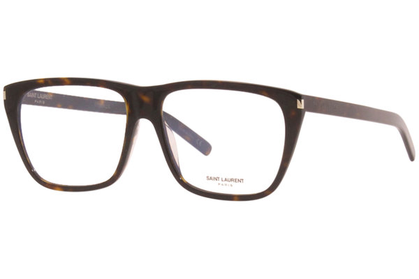 Saint Laurent Slim SL-434 Eyeglasses Men's Full Rim Rectangular Optical Frame